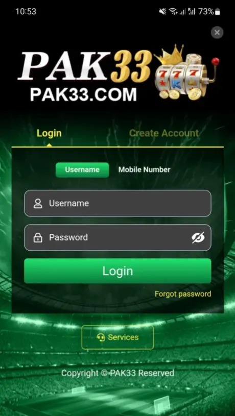 PK33 Game Login